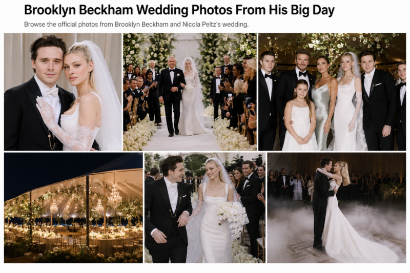 Brooklyn Beckham Wedding Photos From His Big Day