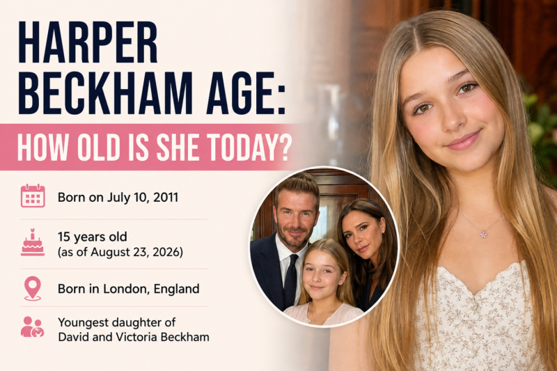 Harper Beckham Age: How Old Is She Today?