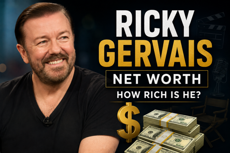 Ricky Gervais Net Worth: How Rich Is He?