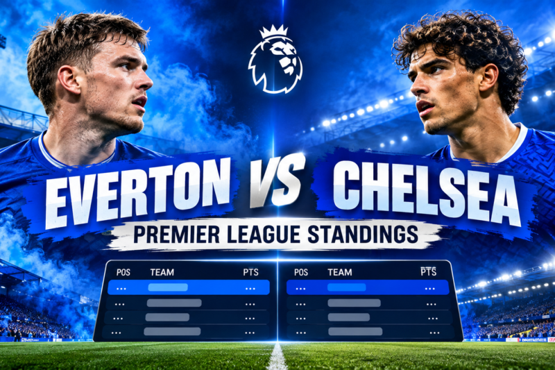Everton F.C. vs Chelsea F.C. Standings: Full Guide