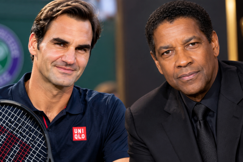 Roger Federer and Denzel Washington: Are They Friends?