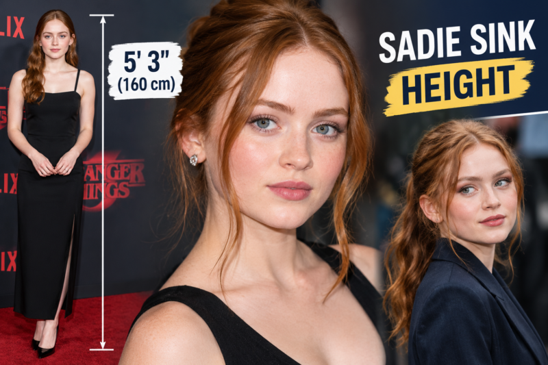 Sadie Sink Height: How Tall Is She?