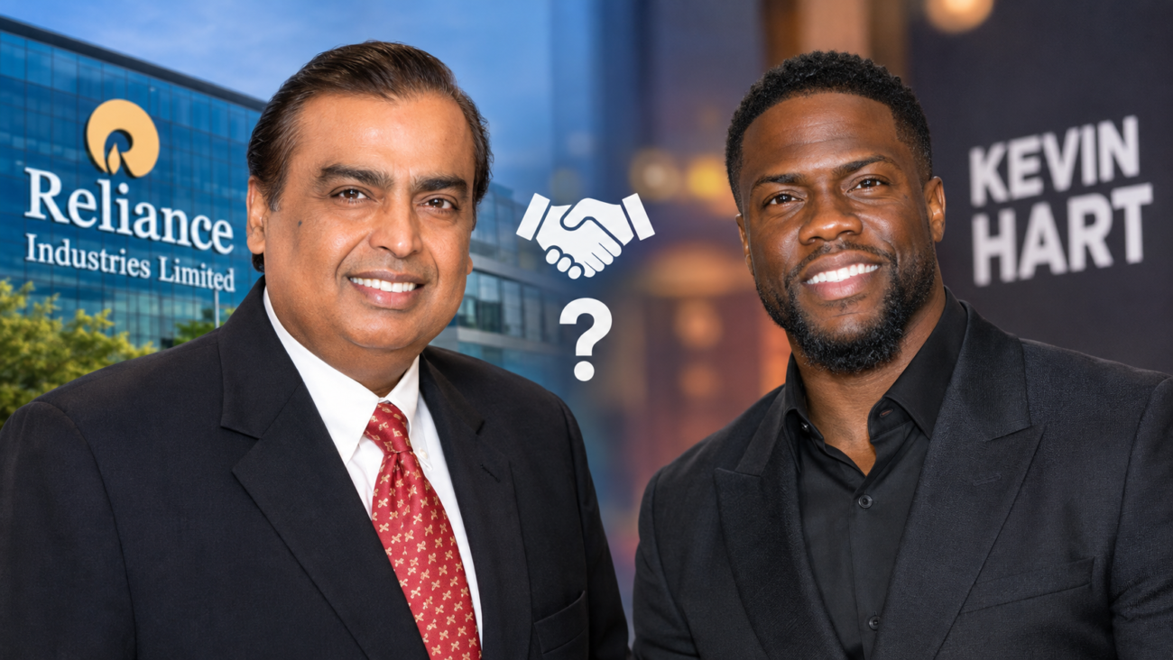 mukesh ambani and kevin hart