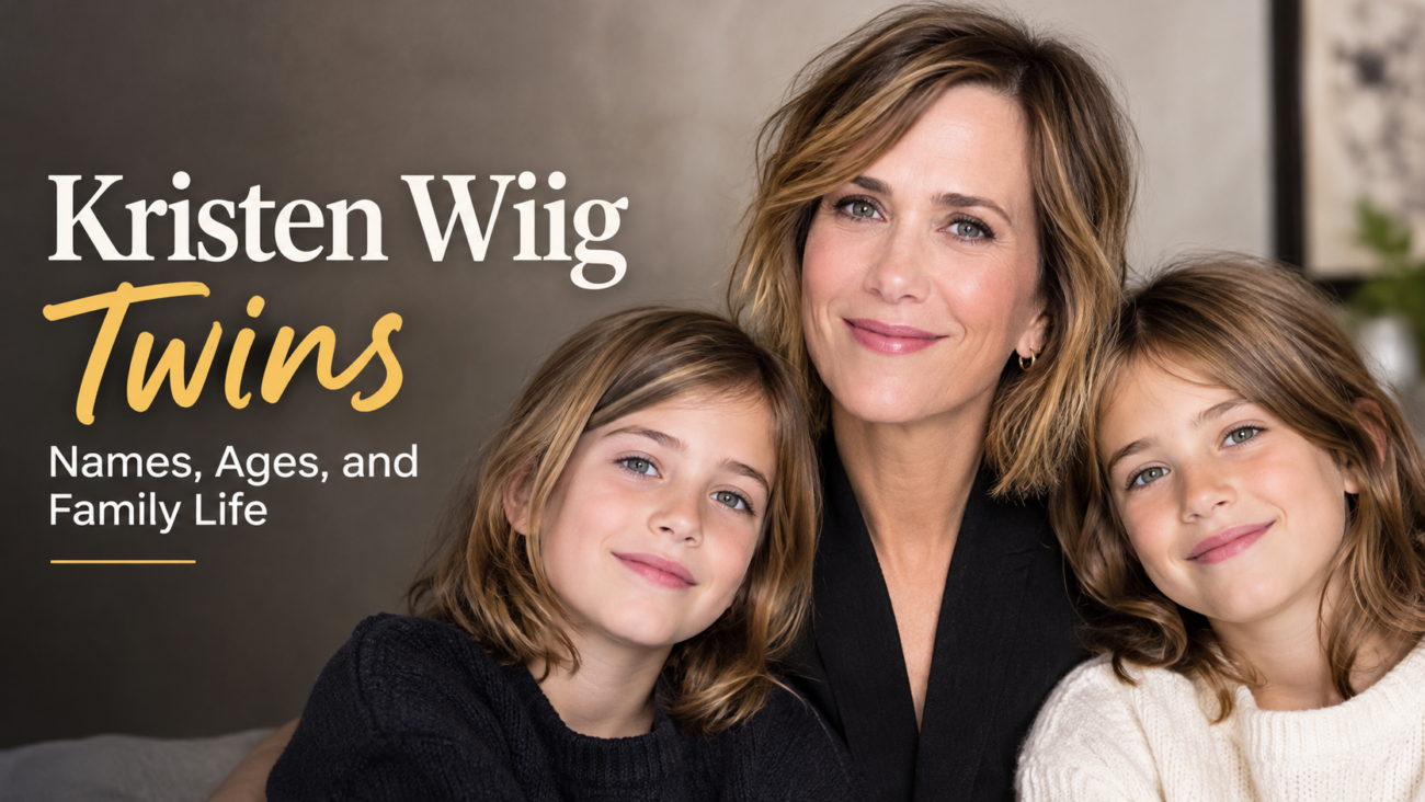 kristen wiig twins