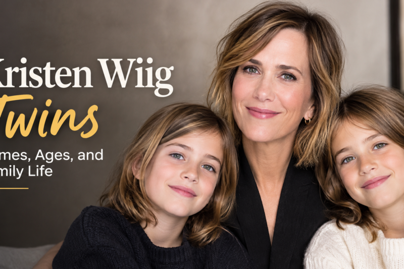 Kristen Wiig Twins: Names, Ages, and Family Life