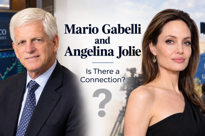 Mario Gabelli and Angelina Jolie: Is There a Connection?